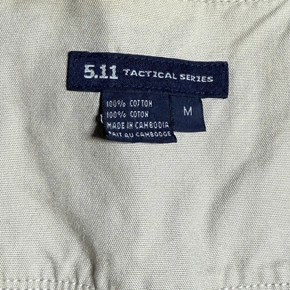 Royal Robbins 5.11 Tactical Vest Mens Medium Khaki Canvas 15 Pockets Safari - Picture 4 of 16